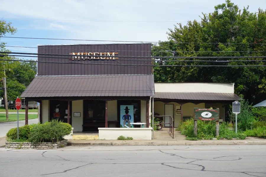 Somervell County Historical Society Museum building in Glen Rose Texas